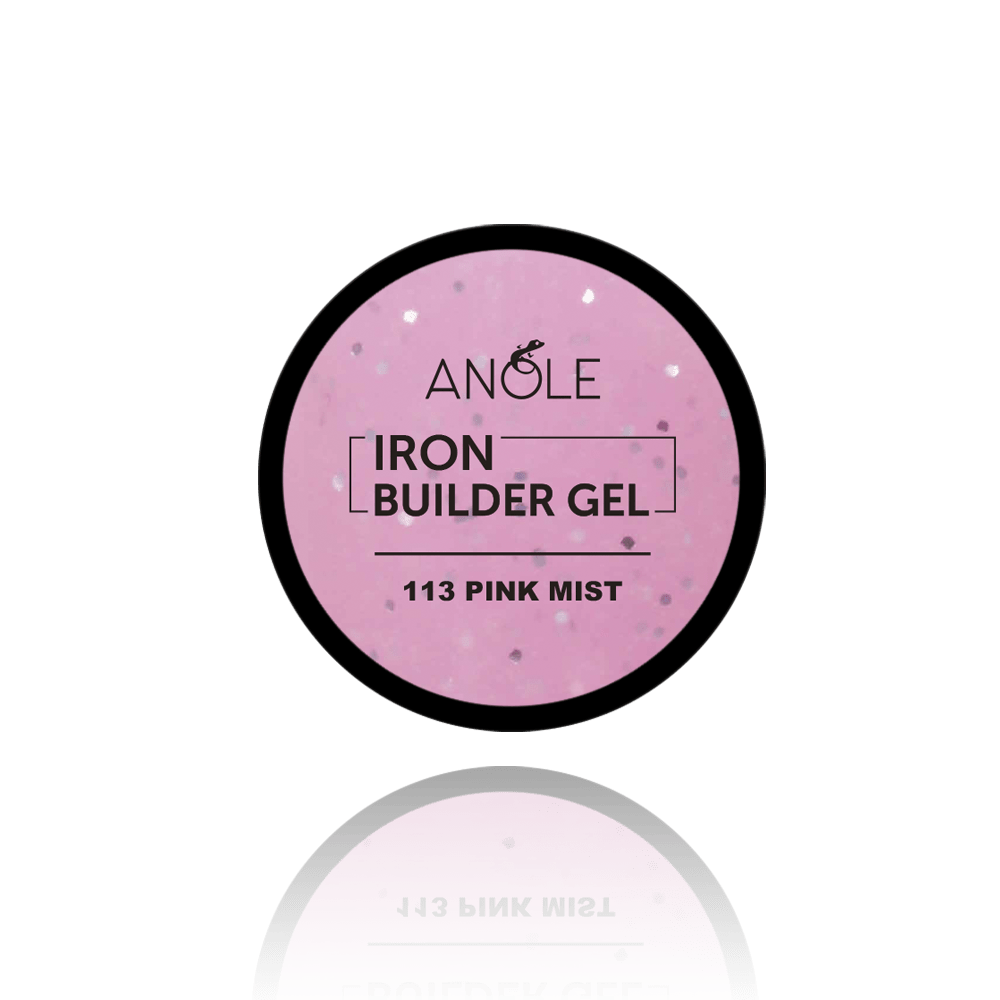 Anole Iron Builder Gel 113 Pink Mist