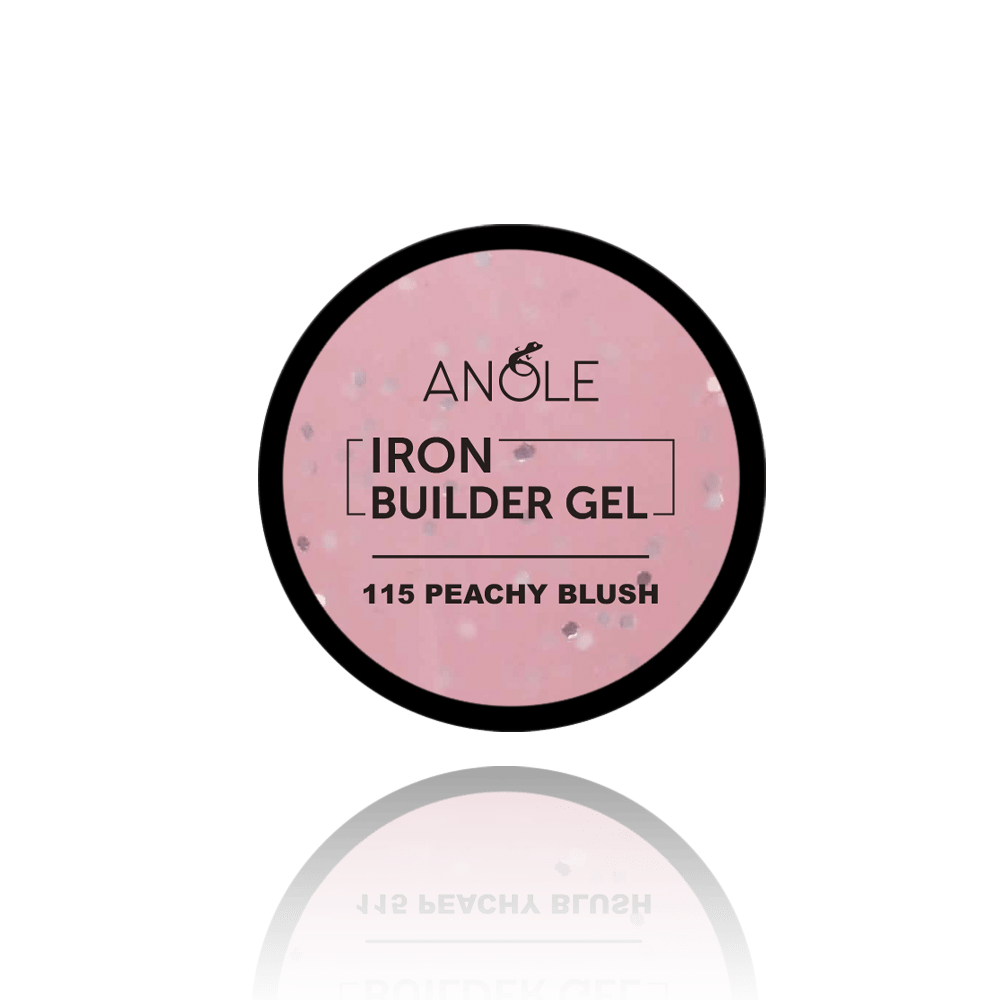 Anole Iron Builder Gel 115 Peachy Blush