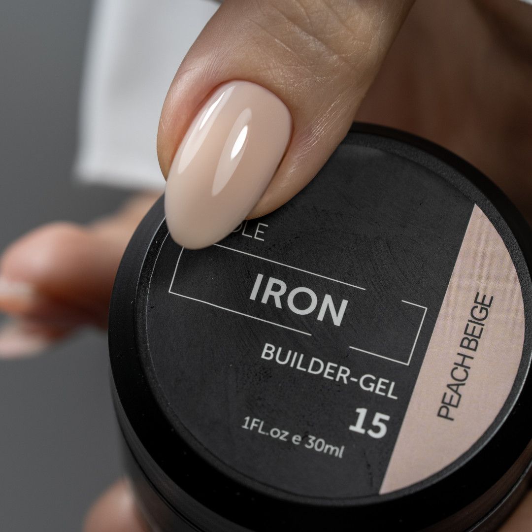 Anole Iron Builder Gel 15 Peach Beige