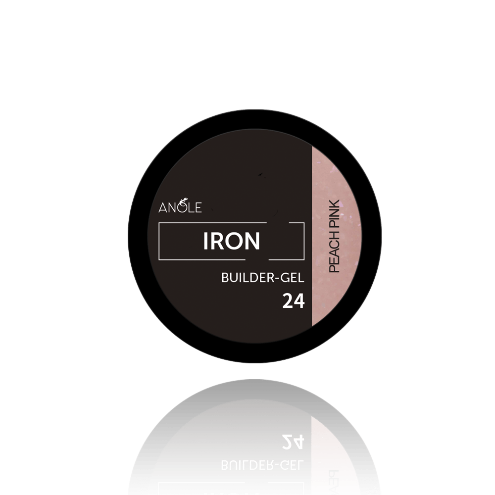 Anole Iron Builder Gel 24 Peach Pink