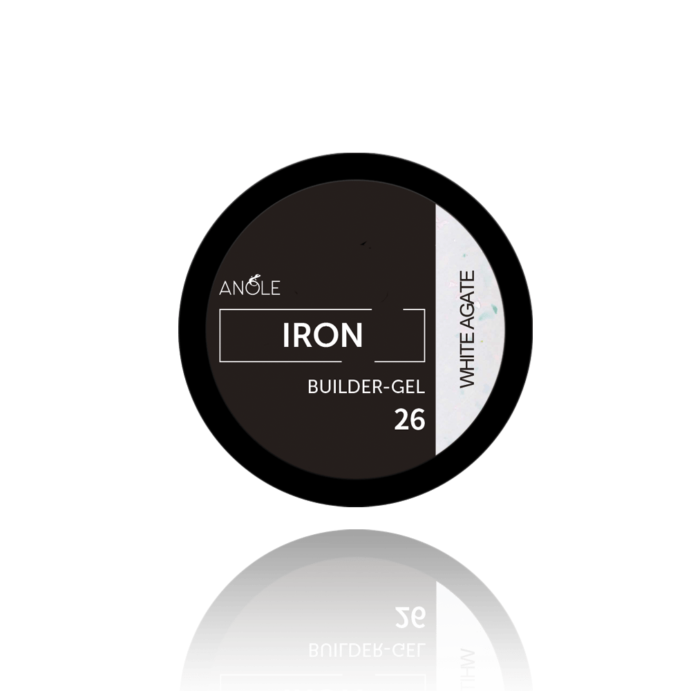 Anole Iron Builder Gel 26 White Agate