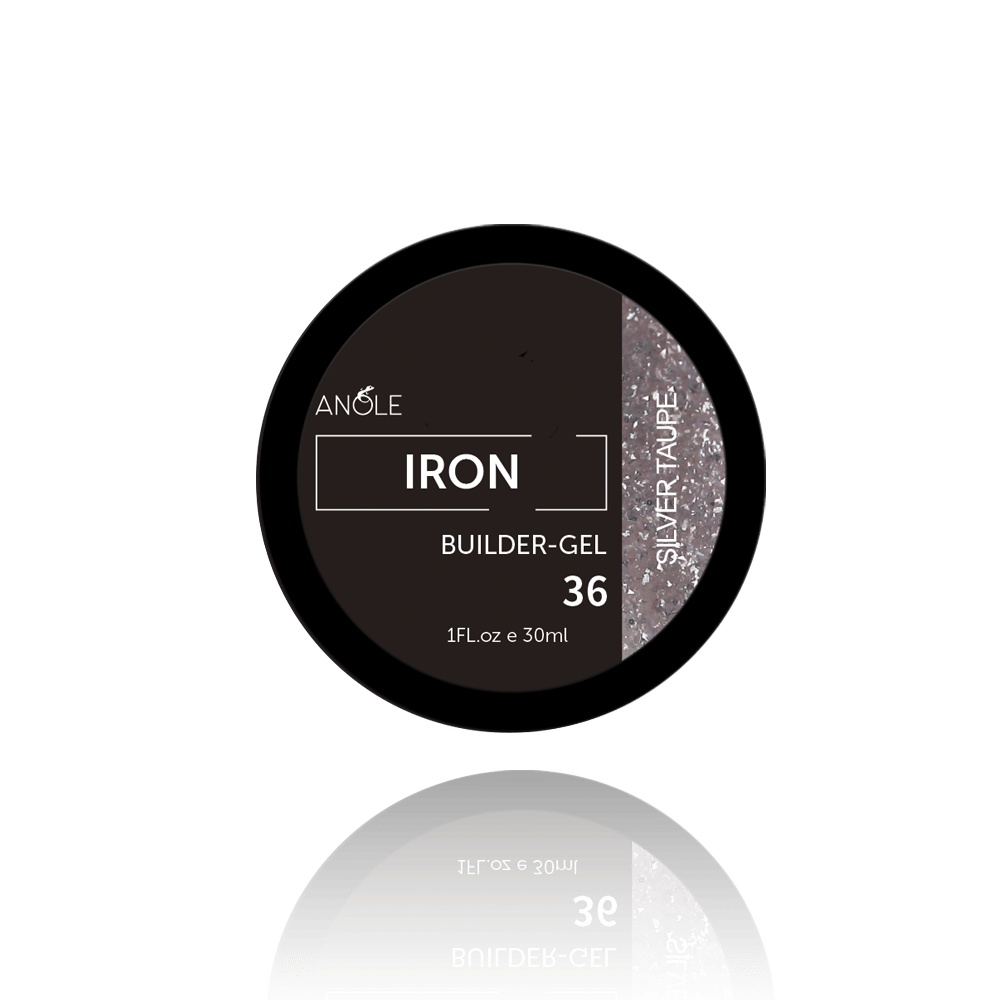 Anole Iron Builder Gel 36 Silver Taupe