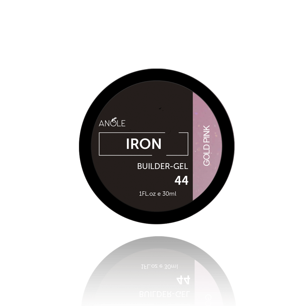 Anole Iron Builder Gel 44 Gold Pink