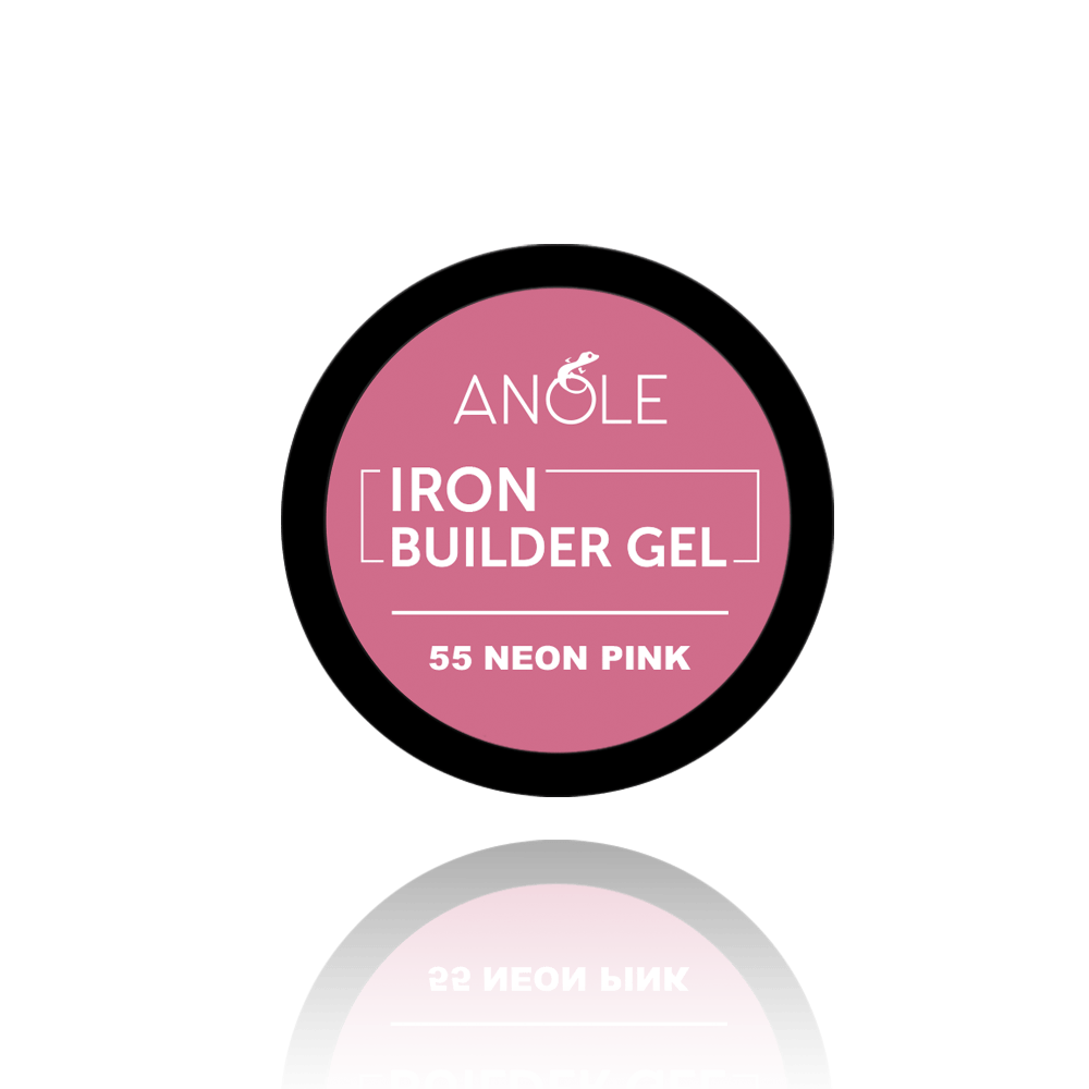 Anole Iron Builder Gel 55 Neon Pink