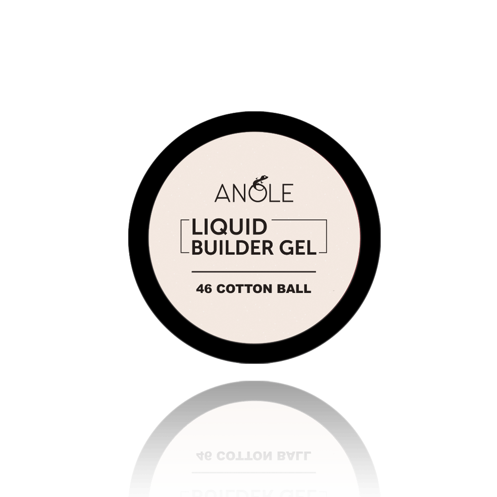 Anole Liquid Builder Gel 46 Cotton Ball