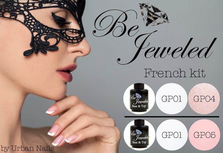 Be Jeweled Gelpolish French Kit 2