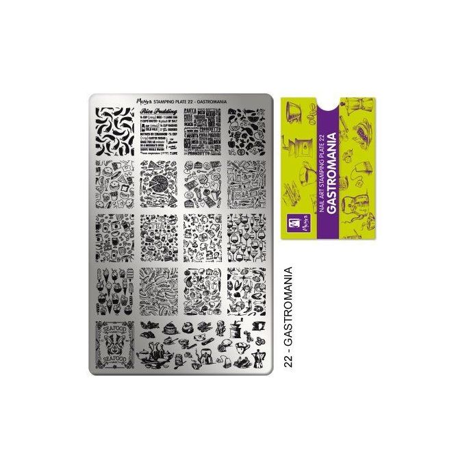 Moyra Stamping Plate 22 Gastromania