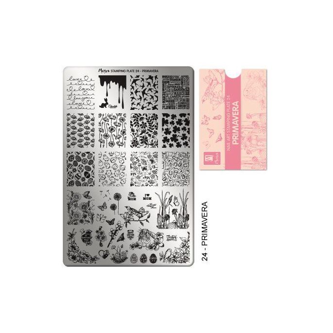 Moyra Stamping Plate 24 Primavera
