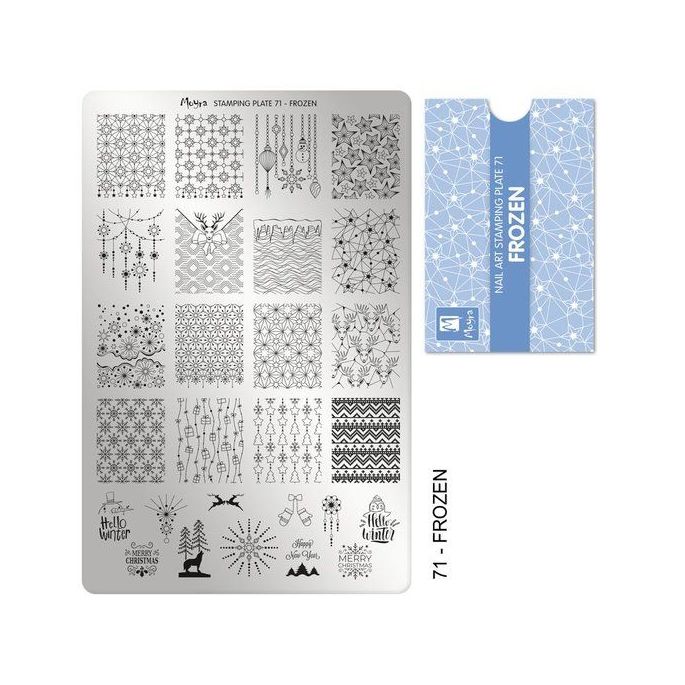 Moyra Stamping Plate 71 Frozen