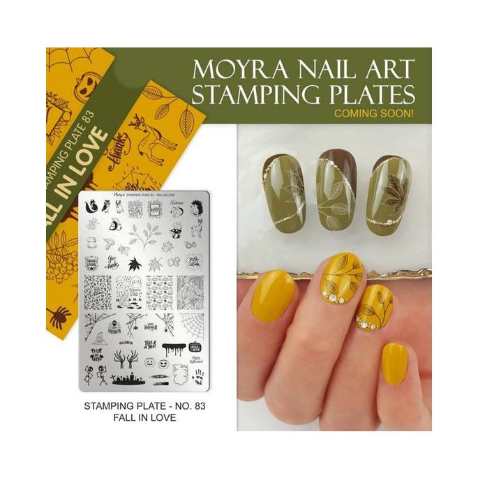 Moyra Stamping Plate 83 Fall in love