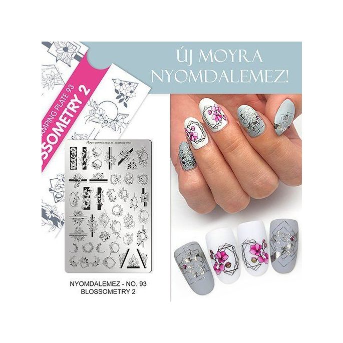 Moyra Stamping Plate 93 Blossometry 2