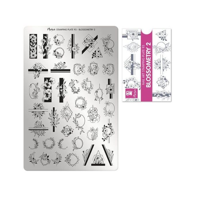 Moyra Stamping Plate 93 Blossometry 2