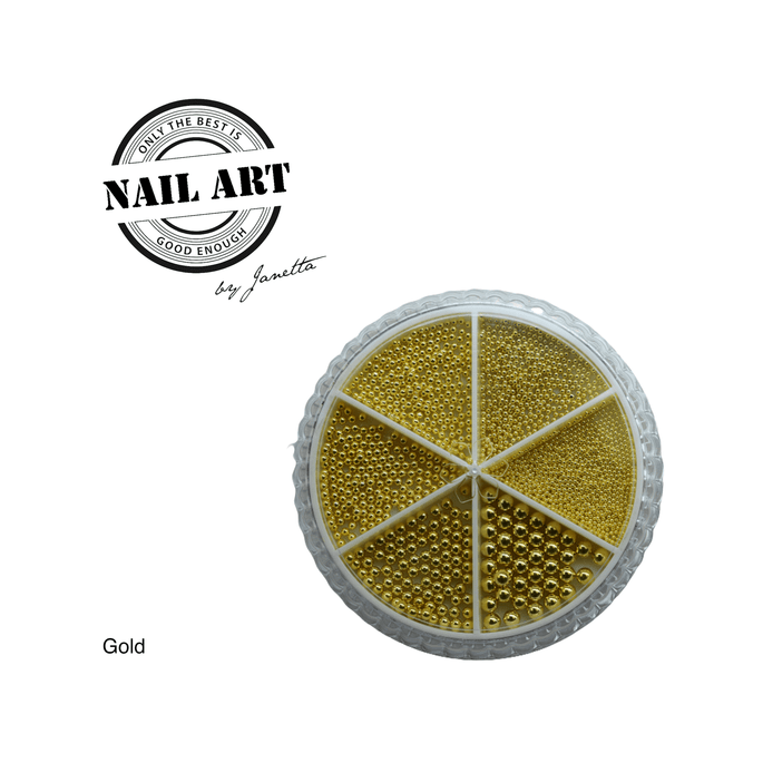Caviar Bead Wheel Gold