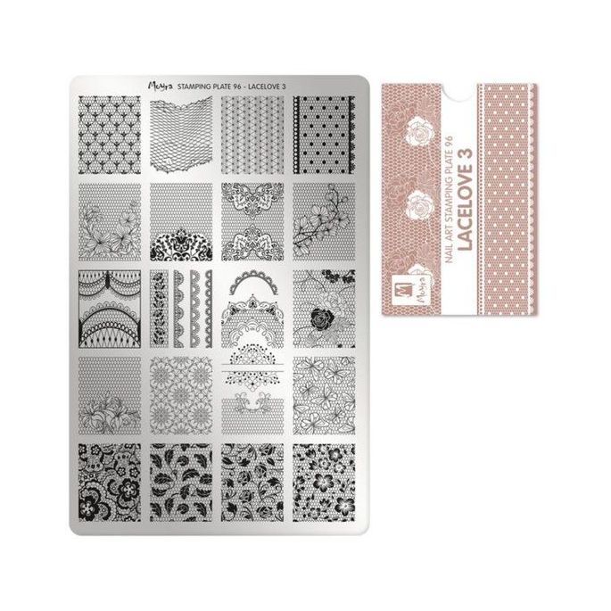 Moyra Stamping Plate 96 Lace Love 3