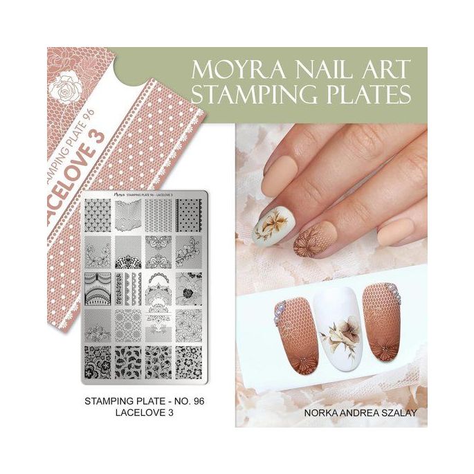 Moyra Stamping Plate 96 Lace Love 3