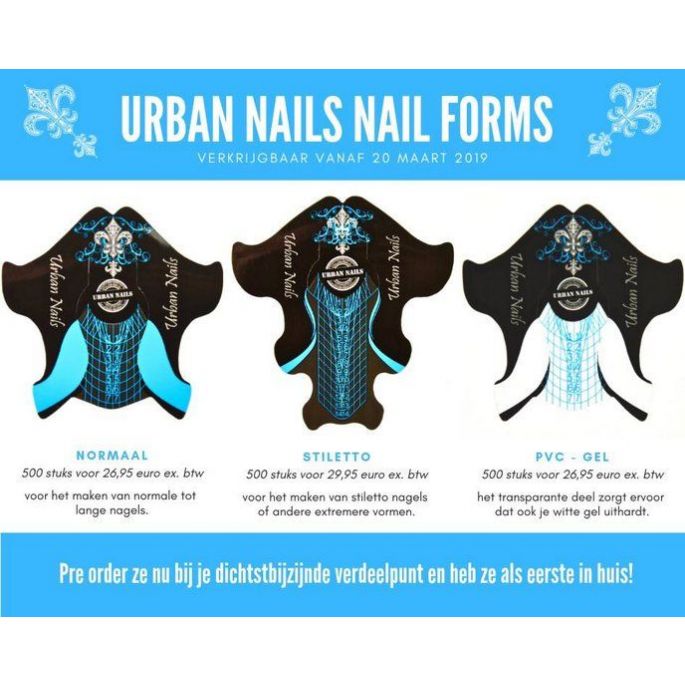 Urban Nails Sjablonen GRATIS SAMPLE