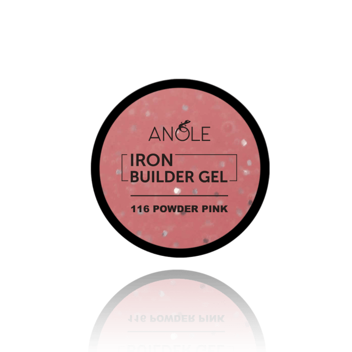 Anole Iron Builder Gel 116 Powder Pink