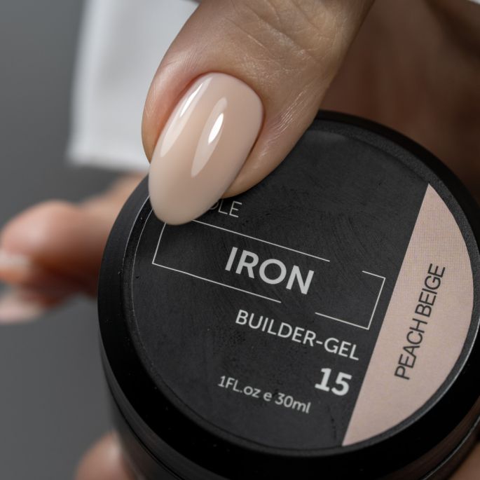 Anole Iron Builder Gel 15 Peach Beige