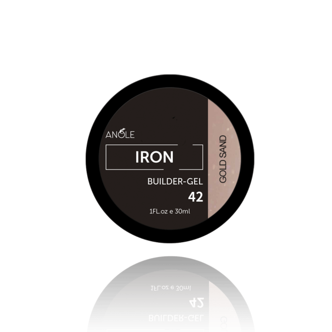 Anole Iron Builder Gel 42 Gold Sand