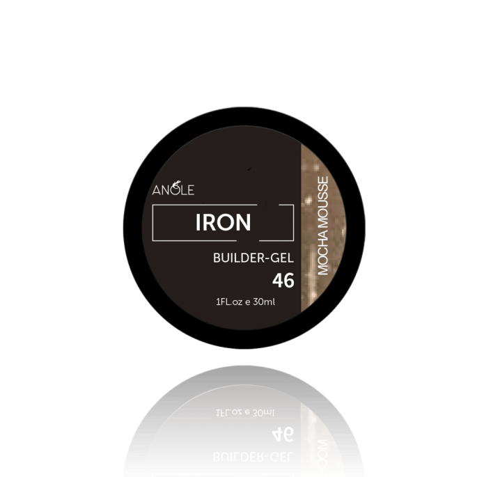 Anole Iron Builder Gel 46 Mocha Mousse