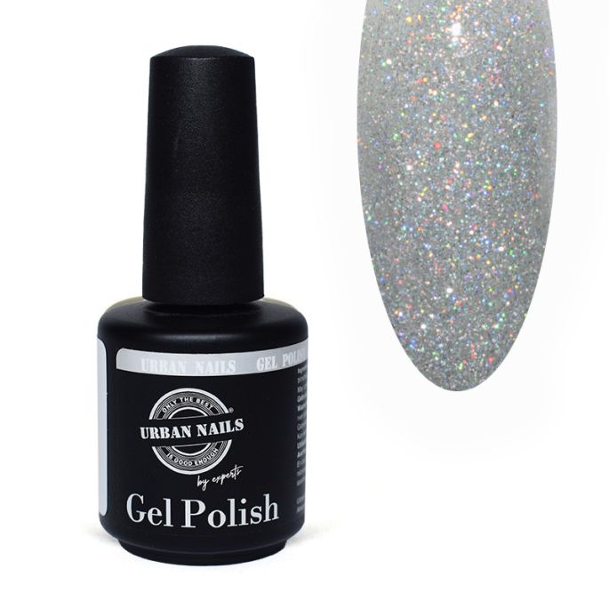 Urban Nails Gelpolish GP180 Shimmer Holo Silver