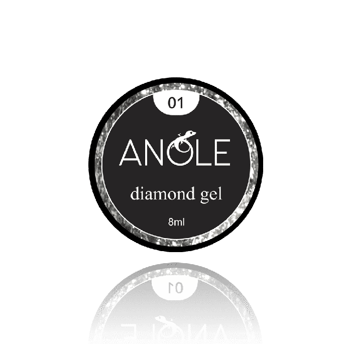 Anole Diamond Gel 01 Silver