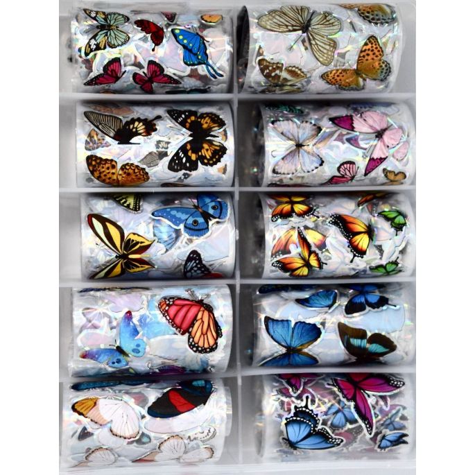 Butterfly Foil Box 10st