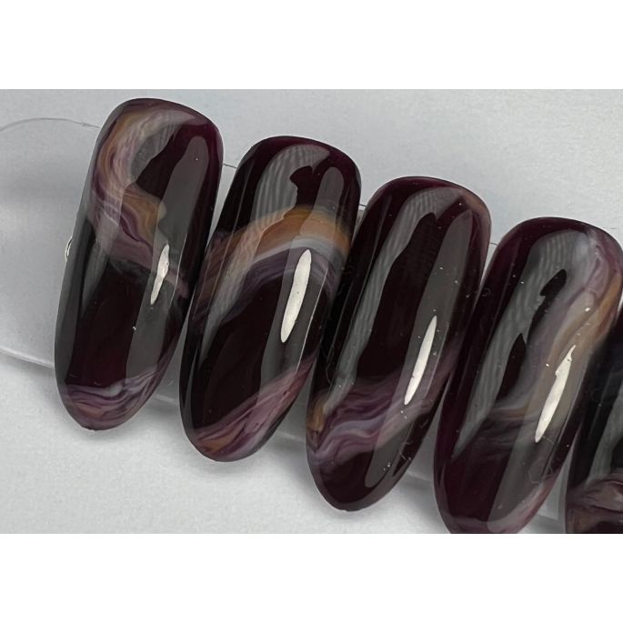 Choco Chic Nail Swirls