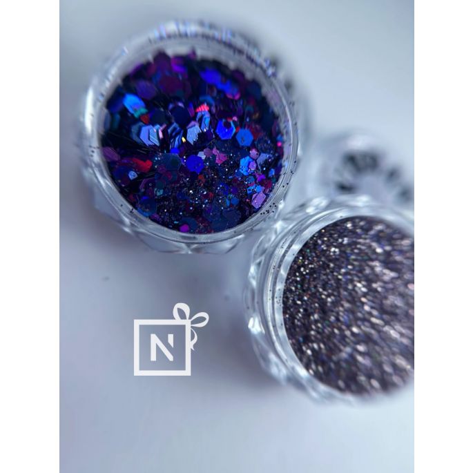 Urban Nails Glitter Duo | Crowned in Purple
