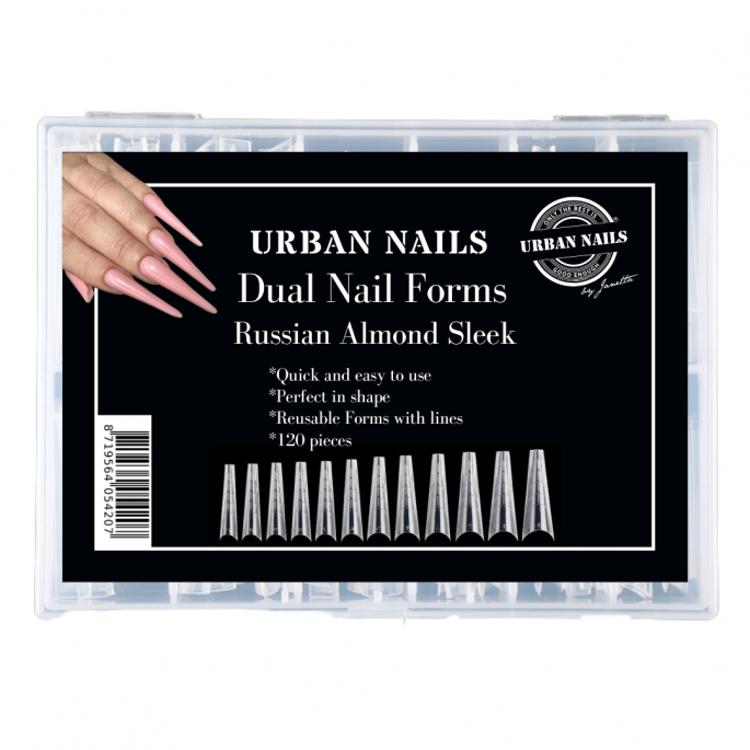 Urban Nails Dual Forms Russian Almond Sleek 120st