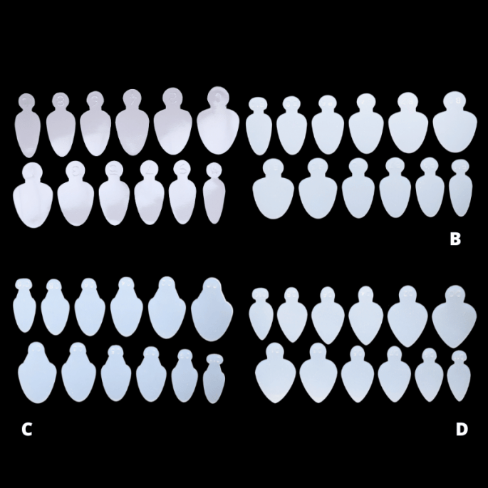 Urban Nails Dual Nail Forms Silicone Mould (voor smile line
