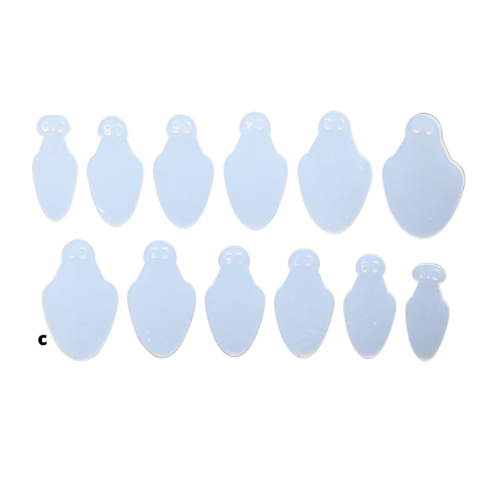 Dual Forms Silicone mould voor smile line Type C