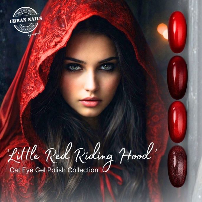 Urban Nails Cateye Gelpolish Collectie | Little Red Riding Hood