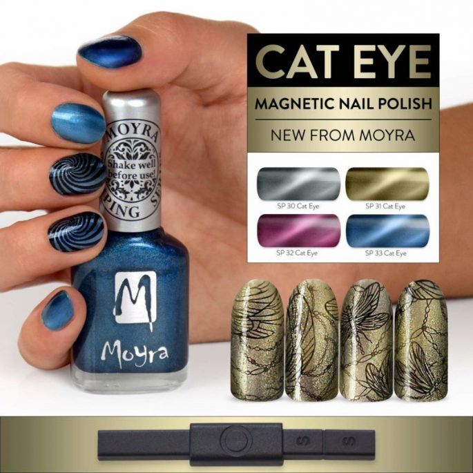 Moyra Stamping Polish SP33 Cateye Blue