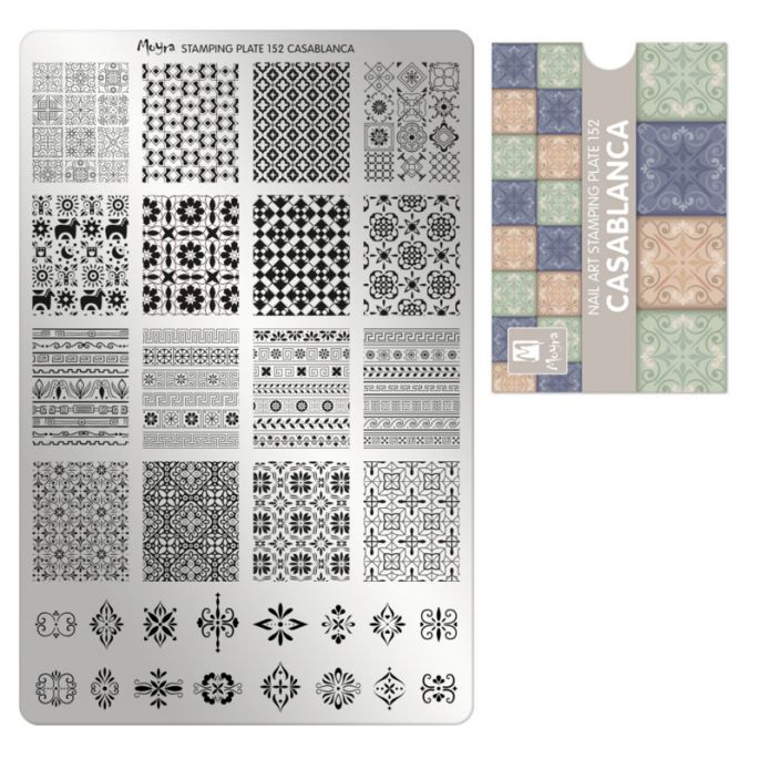 Moyra stempelplaat 152 Casablanca