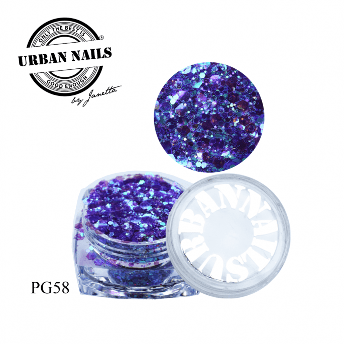 Urban Nails Pixie Glitter Collectie PG58