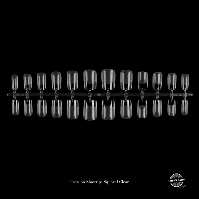 Press on / Show tips Squoval Clear 504st