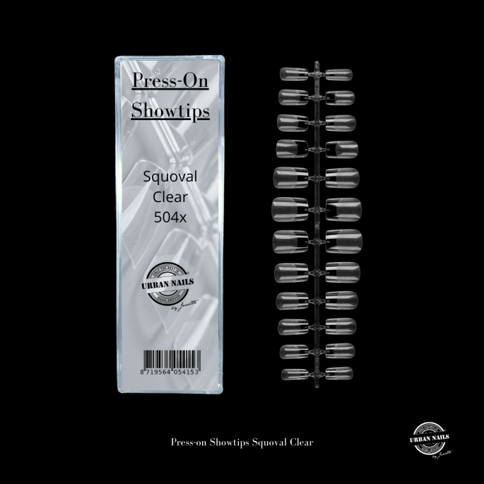 Press on / Show tips Squoval Clear 504st