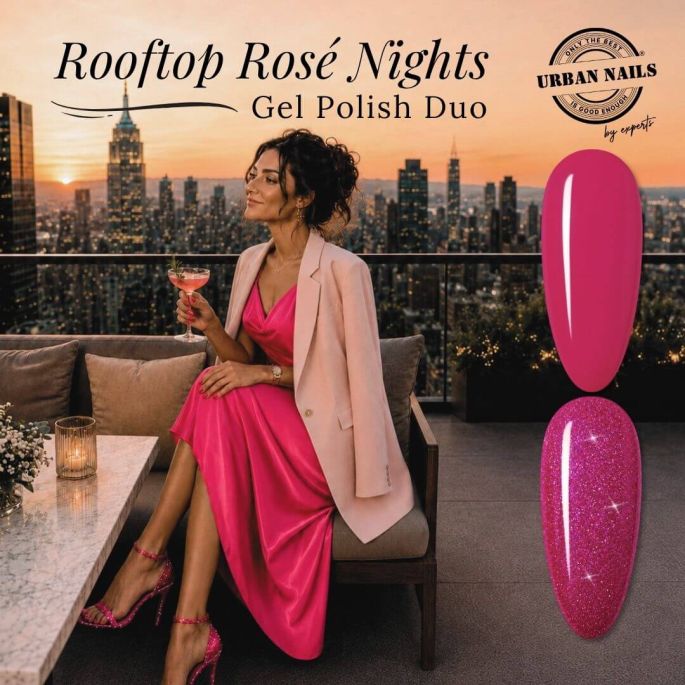 Urban Nails Gelpolish Duo | Rooftop Rosé Nights