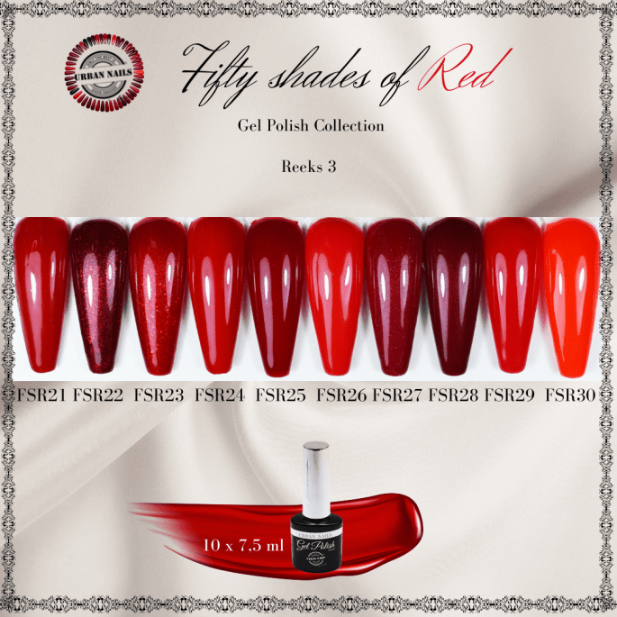 Be Jeweled Gelpolish FSR Reeks 3 | FSR21 tm FSR30