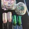 Urban Nails Diamond Flakes DF04 Groen/roze