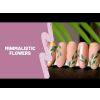 Minimalistic Flowers Nail Art