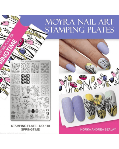 Moyra Stamping Plate 118 Springtime