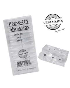 Press on / Show tips Coffin XXL Clear 504st