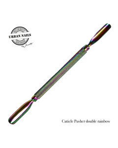 Urban Nails Cuticle Pusher Rainbow Dubbel