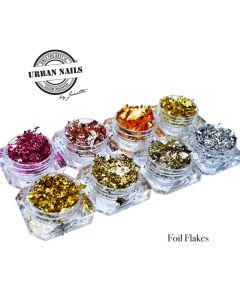 Urban Nails Platinum X-Foil Flakes Collection