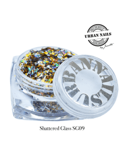 Urban Nails Shattered Glass SG09 Goud