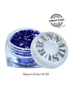 Urban Nails Shattered Glass SG01 Donker Paars