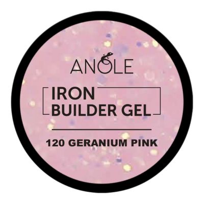 Anole Iron Builder Gel 120 Geranium Pink