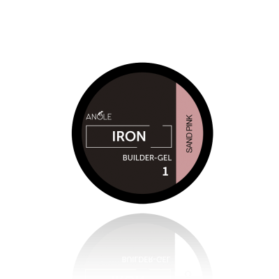 Anole Iron Builder Gel 01 Sand Pink
